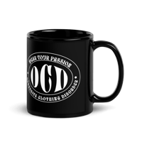 Image 1 of O.C.D Black Glossy Mug