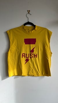 Image 1 of M - RUSH cropped muscle tank 