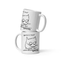 Image 3 of NOT GOOOOD White glossy mug 
