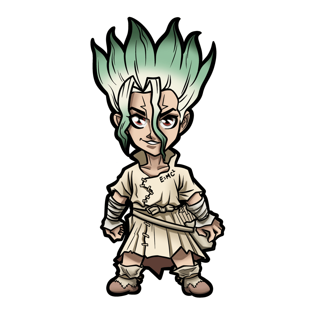 Image of Dr. Stone Senku sticker