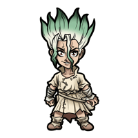 Image 1 of Dr. Stone Senku sticker