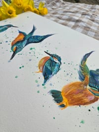 Image 3 of "Kingfishers" Original