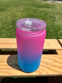 Image 5 of 16oz Ombré Plastic Can 