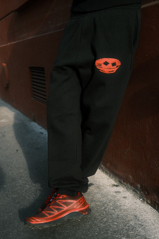 jogging noir + rouge