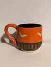 Orange Bat Mug
