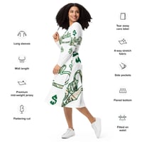Image 2 of Payola long sleeve midi dress