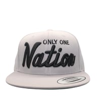 Image 1 of Only One Nation gray snapback 