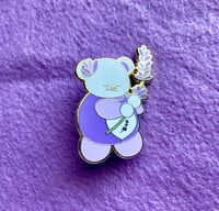 Image 2 of Lavender Bohug Enamel Pin