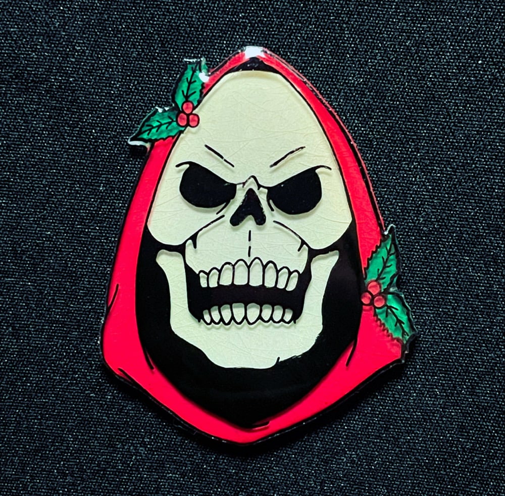 Image of Holiday Skeletor Pin