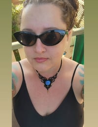Image 4 of Labradorite Scrolls Choker