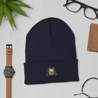 Image 1 of WASBY® Christian Cuffed Beanie | Embroidered Icon Logo | Faithwear Hat UK