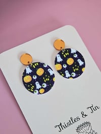 Image 3 of Printed Halloween Dangles