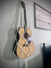 Image 2 of Chords on Cords - Macrame Guitar Hanger