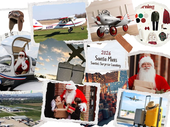 Image of Santa's Big Landing {Airplane Minis!}- November 7th