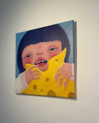 Image 5 of I love cheese so much - Oil painting