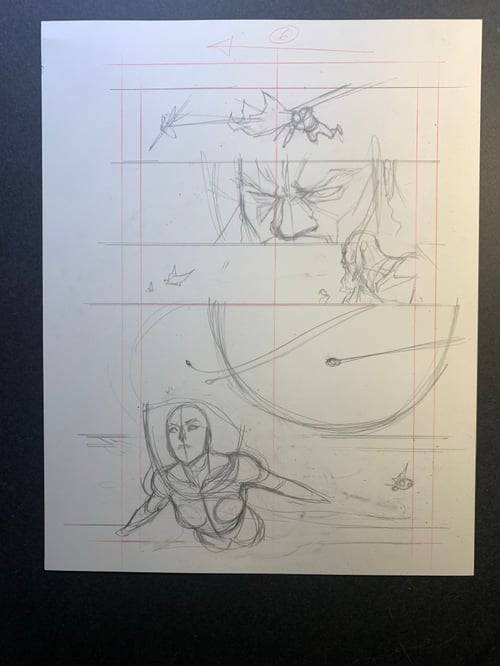 Image of POWER MAN:TIMELESS #1 page 06 original art