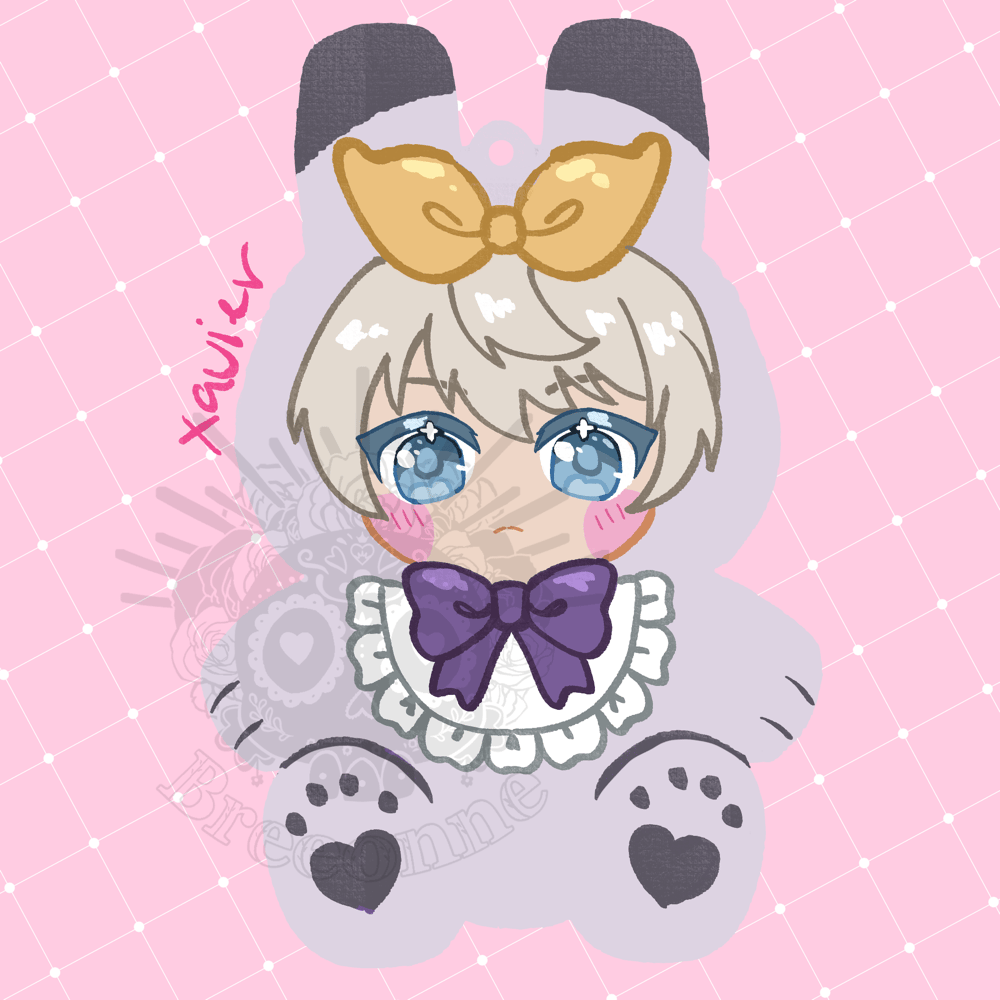 Image of Love and Deepspace Chibi Animal Puffy Charms and Stickers