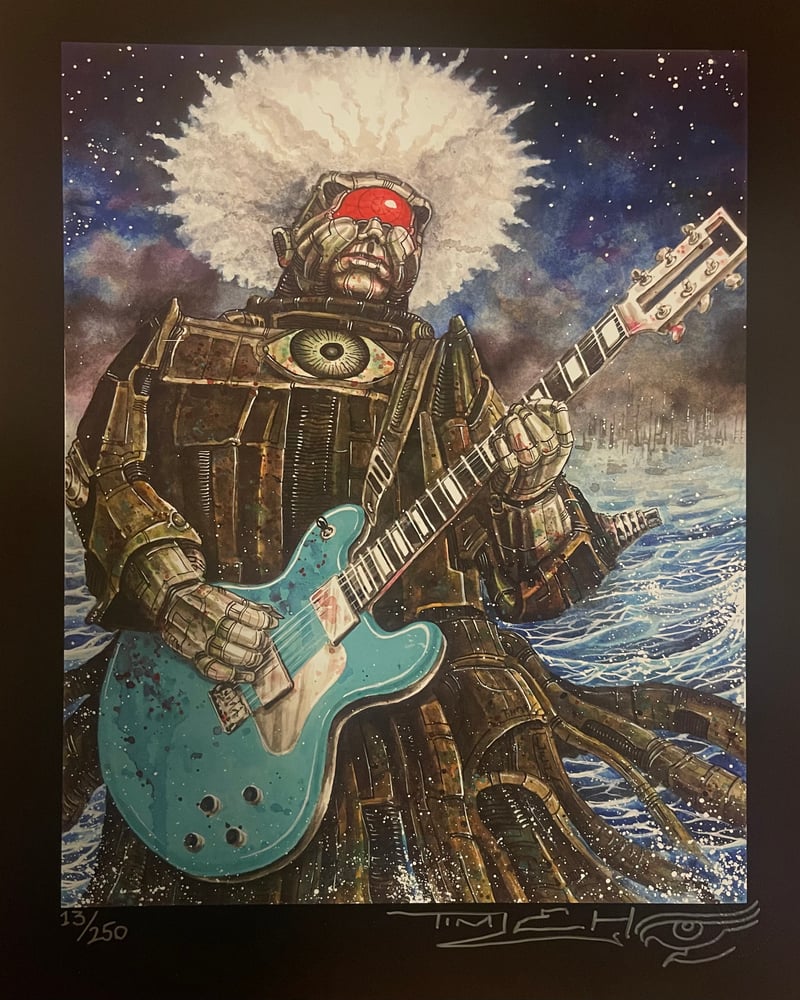 Image of Tim Lehi "Buzz Fuzz Mech Sea" Signed & Numbered Poster