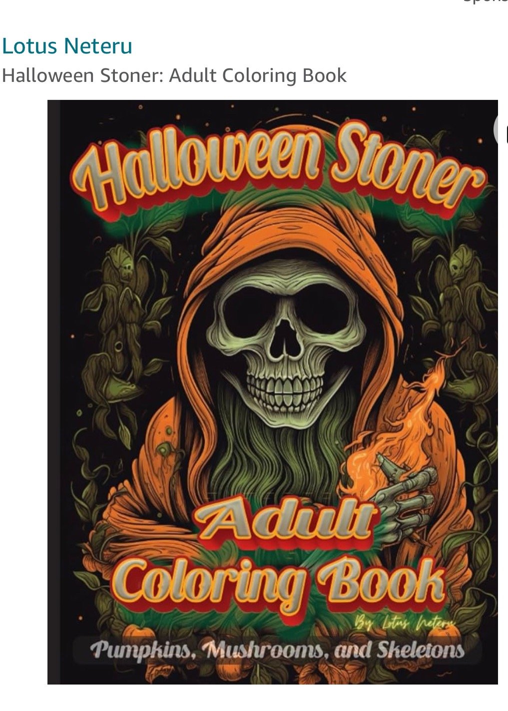 Image of Halloween Stoner Coloring Book