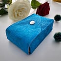 Blue brocade tarot case copy