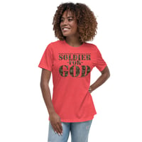 Image 6 of Soldier For God Women's Relaxed T-Shirt