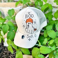 Image 1 of Boo Szn Hat & Sterling Silver Chain