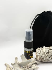Image 2 of Crystal Cleanse Sage Spray Mini Travel Size