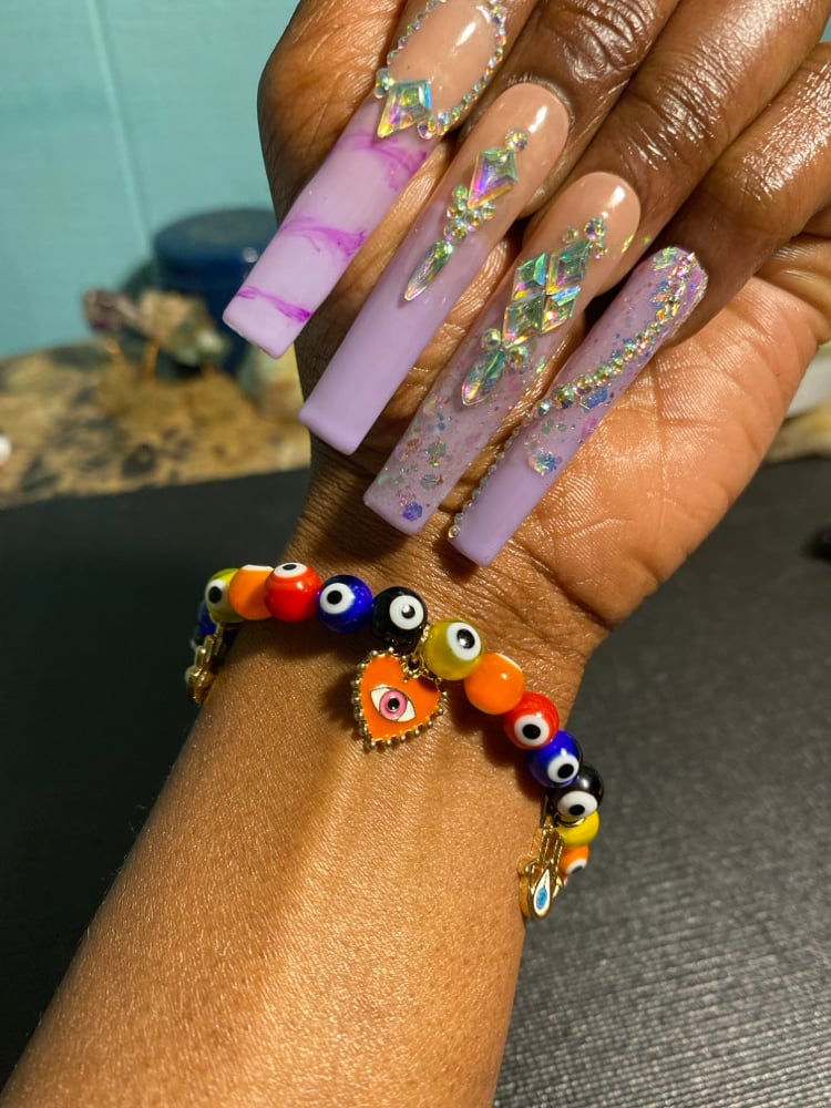 Image of Evil Eye Bracelet With Charmss
