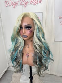 Image 5 of Edgy teal highlights (ready to ship) 