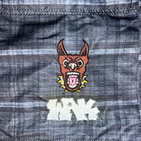 Image 3 of Black Plaid Parachute Pant