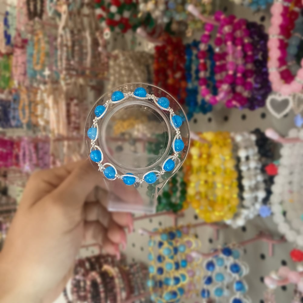 Image of Silver Ring Darker Blue