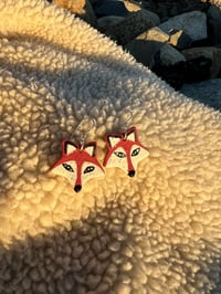Image 1 of RED FOX EARRINGS