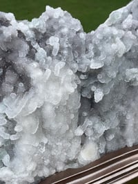 Image 9 of Druzy Quartz Crystal With Green Fluorite #452 