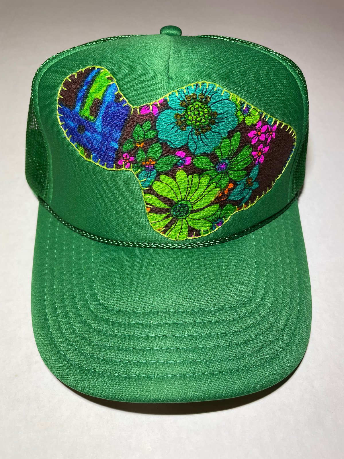 Image of Maui fabric trucker #VM1