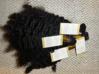 Image 4 of 18 Inches Burmese Curly Boho 100% Human Hair