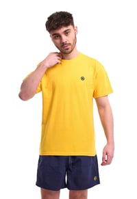 Image 1 of Gibbons T-Shirt in Yellow and Navy SMALL, MEDIUM AND 4XL ONLY