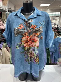 Image 1 of Angel Denim Look Shirt 