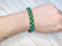 Image 4 of Beaded Jelly Beans on Parade Chainmaille Bracelet