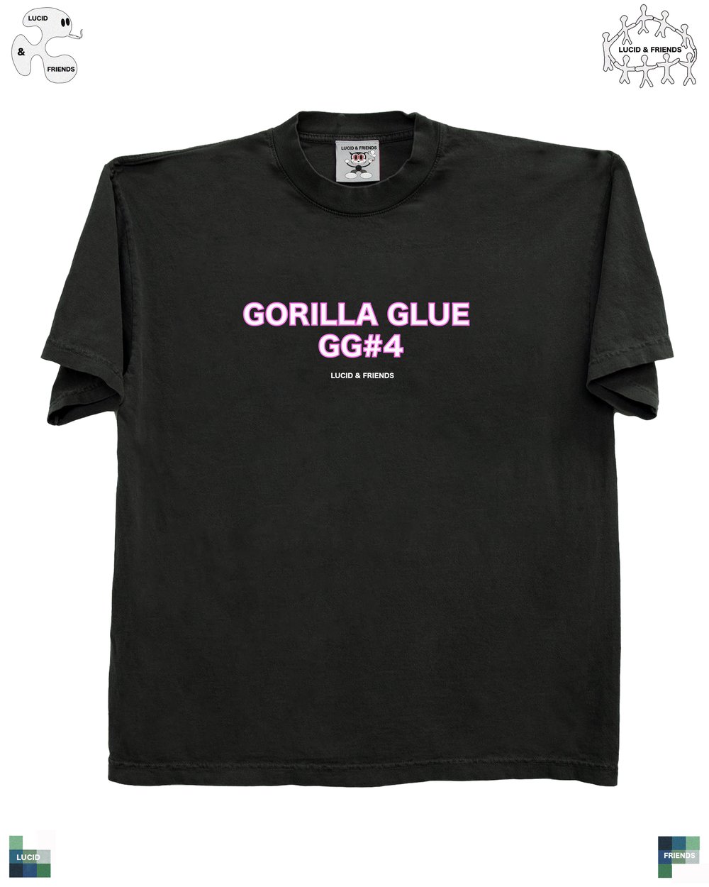 Image of GORILLA GLUE STRAIN TEE (BLACK)