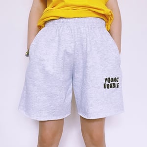 Logo Jersey Shorts in Grey Marl