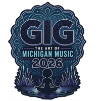 Image 1 of Gig- The Art of Michigan Music Stickers #1