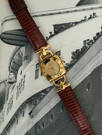 Image 1 of AUTHENTIC Vintage Horsebit GUCCI Brown leather Watch ✨🏇🏻