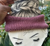Image 2 of Matcha green Knitted Headband 