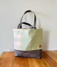 Image 1 of Pink/ Green Tote Bag for Christena