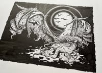 Image 1 of Melvins Poster Original Drawing