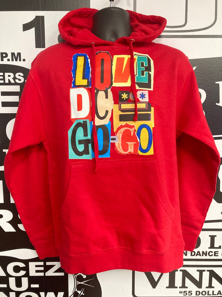 Image of Red LOVE DC GOGO "DROP OFF" Hood