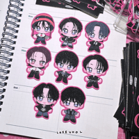 Rockstar-Teez Glitter Sticker