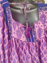 Image 13 of Gypset smock top Pink and blue