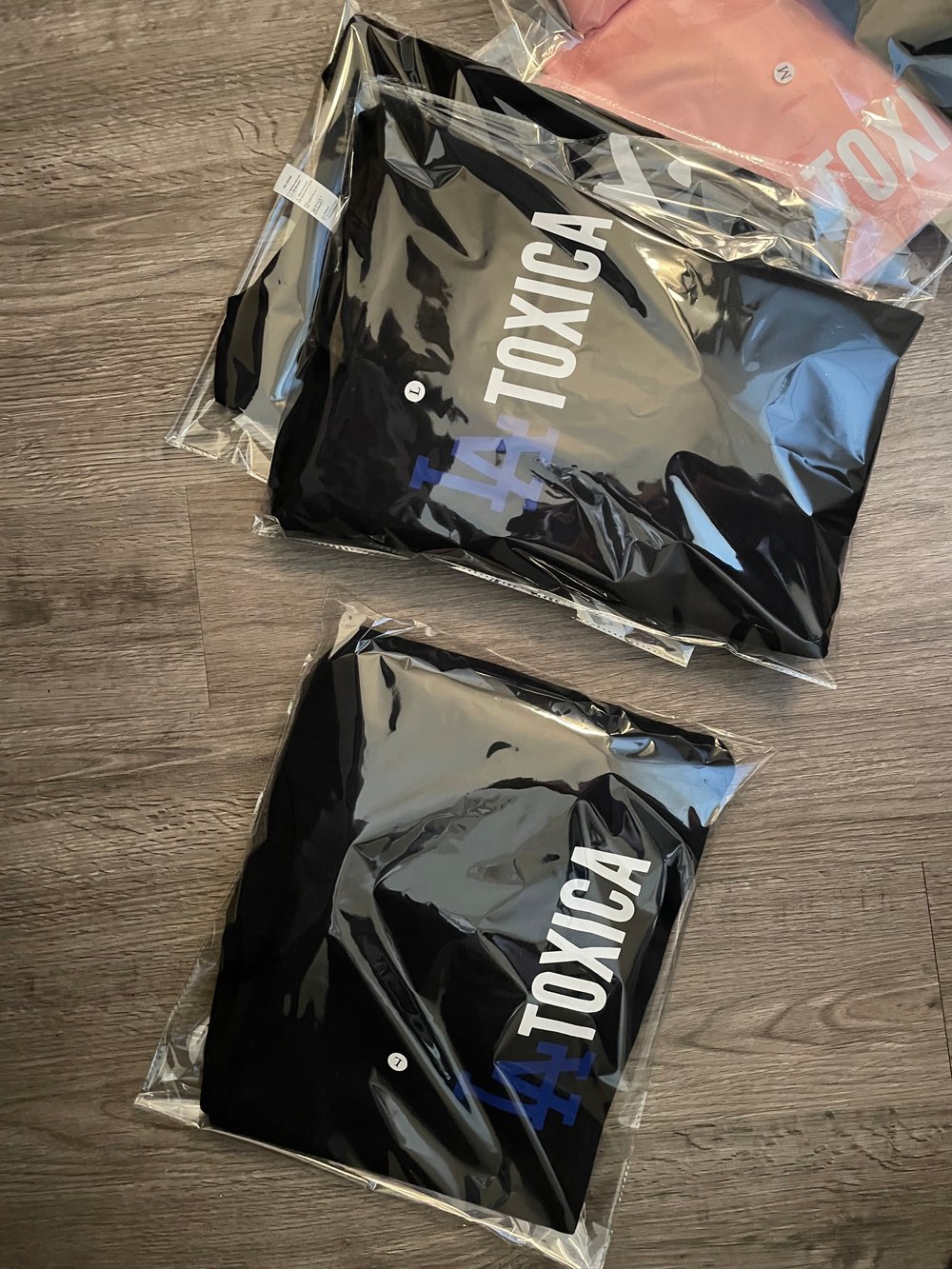 Image of La toxica jogger set black 