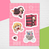 Kimetsu no Yaiba Sticker Sheet